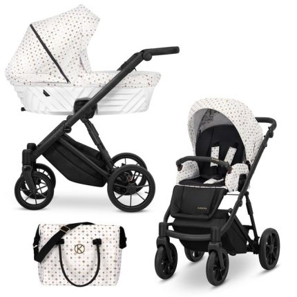 Bērnu rati 2in1 IVENTO nr. 01 white style