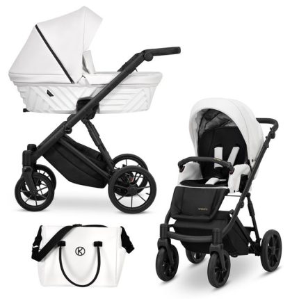 Bērnu rati 2in1 IVENTO nr. 08 white pearl