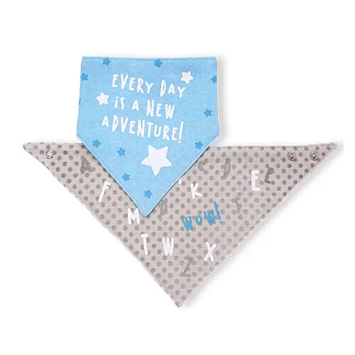 879_04-Sliniak-apaszka-WOW_1P_Babyono_z__1_-d34e23a78aaa3d1b9932a521fcd0a44d Kokvilnas priekšautiņu / lakatiņu komplekts 879/04, Baby ono - Image 1