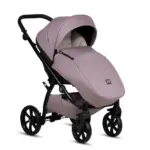 bērnu rati 2in1 Uno 5 Plus Leather 035 mauve sporta daļa ar kāju pārsegu