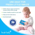 Brush-baby smaganu salvetītes DentalWipes BRB242