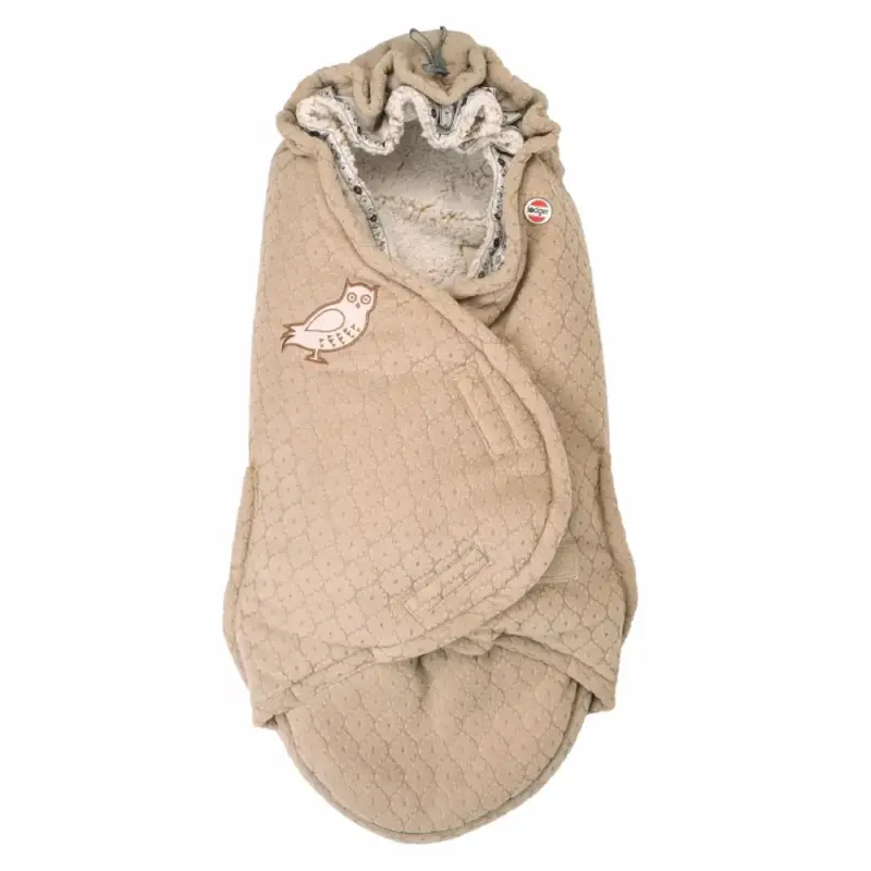 Guļammaiss bērnu ratiem Lodger Bunker Fleece beige kopskats