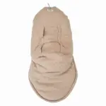 Guļammaiss bērnu ratiem Lodger Bunker Fleece beige no sāna