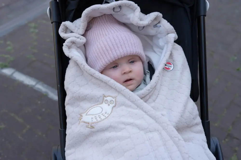 Guļammaiss bērnu ratiem Lodger Bunker Fleece birch ar bērnu