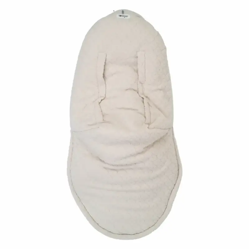 Guļammaiss bērnu ratiem Lodger Bunker Fleece birch no aizmugures