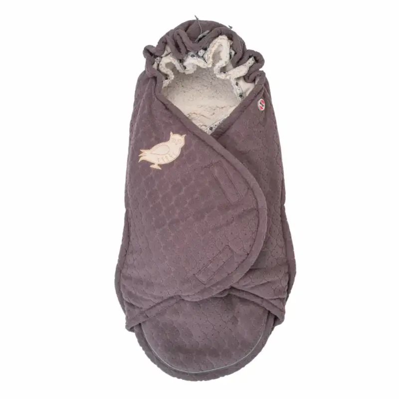 Guļammaiss bērnu ratiem Lodger Bunker Fleece mauve kopskats