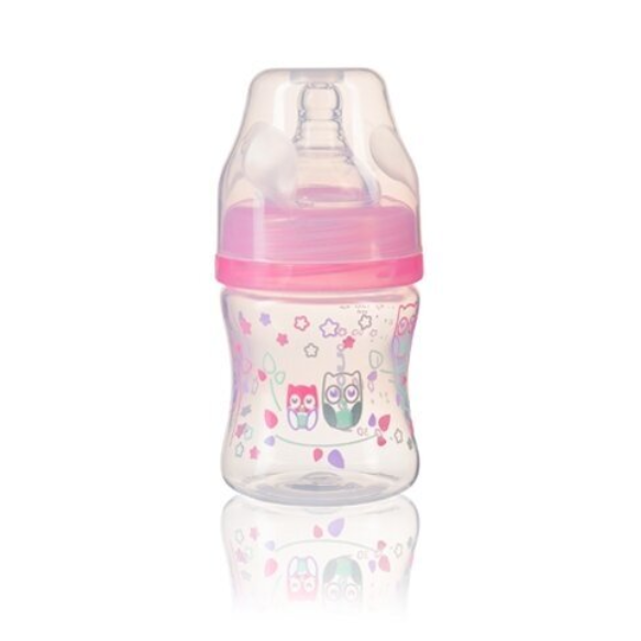 babyono-402-02-pudelite-120ml-pink BabyOno 402/02 pretkoliku pudelīte 120 ml Pink