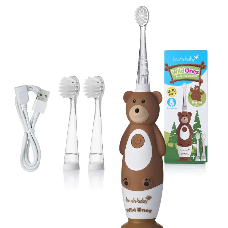 Brush-baby WildOnes zobu birste bērniem, Bear BRB239 Brush-baby WildOnes zobu birste bērniem, Bear BRB239