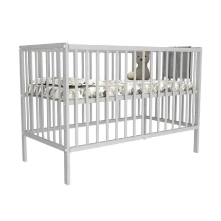 bērnu gultiņa Magda Pelēka kopskats