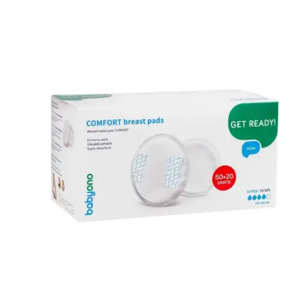 Krūštura ieliktņi Babyono Comfort 50+20 gab.