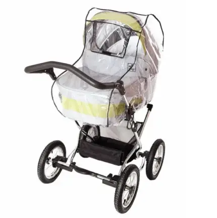 Lietus plēve bērnu ratiem ar lodziņu 20095