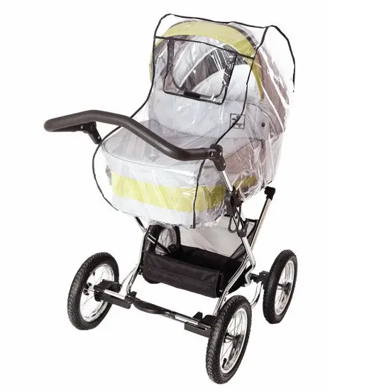 Lietus plēve bērnu ratiem ar lodziņu 20095