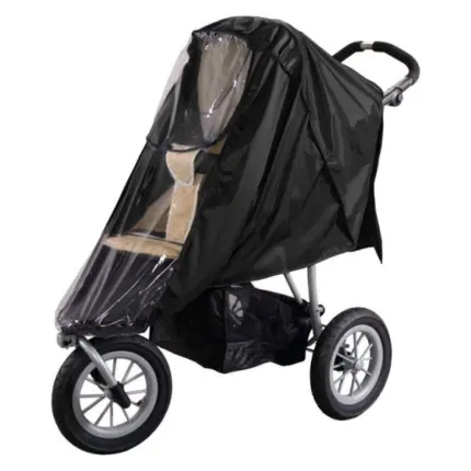Neilona lietus pārsegs bērnu ratiem - melns 11583 kopskats