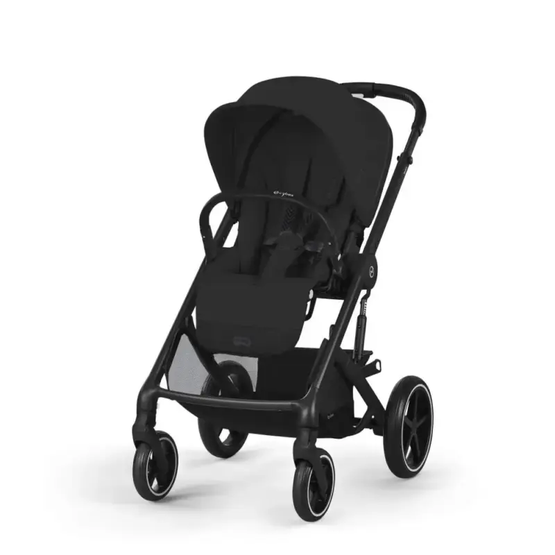 Pastaigu rati Cybex Balios S Lux Moon black kopskats