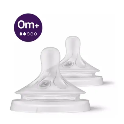 Philips Avent Natural Response pudelītes knupīši 0M+, 2 gab., SCY962/02