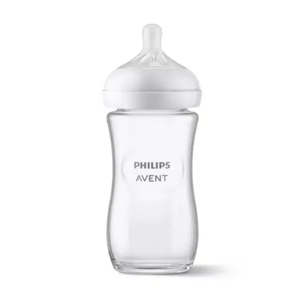 Philips Avent Natural Response stikla pudelīte 240 ml, 1M+, SCY933/01