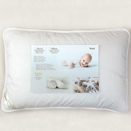 vilnas spilvens bērniem