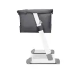 Zīdaiņu gultiņa Lionelo Theo Dark grey skats no gala