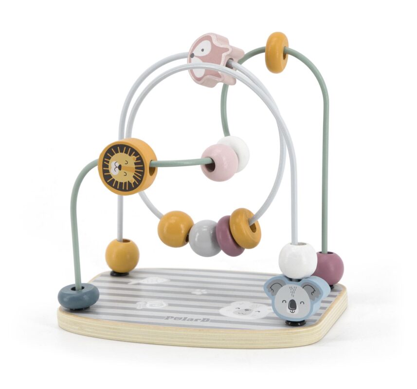 Attīstošā rotaļlieta stiepļu krelles