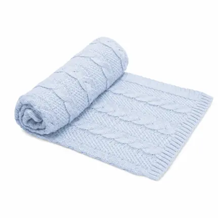 Adīts bērnu pleds EKO Blue PLE-22