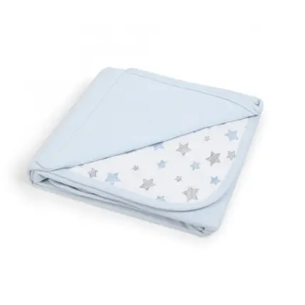 Bērnu pleds Ceba Baby Blue + Blue Stars