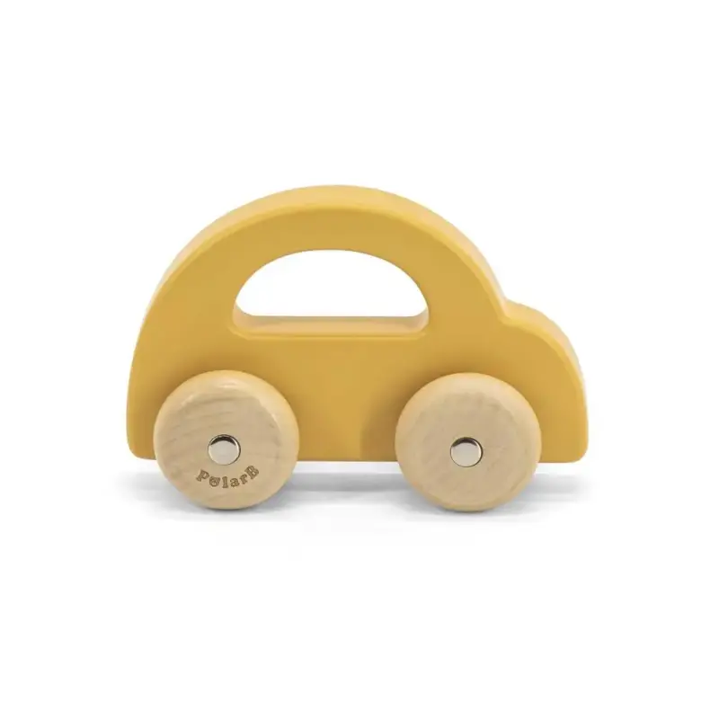 koka automašīna yellow kopskats