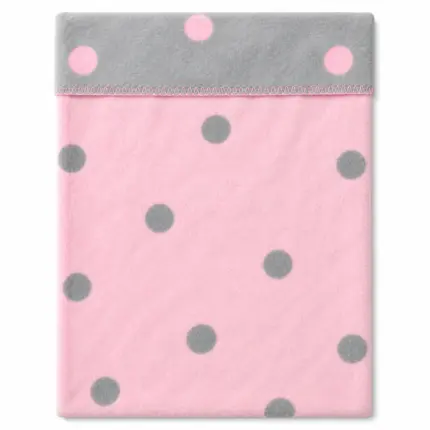 Kokvilnas bērnu pleds Womar Zaffiro 75×100 cm Pink izklāts