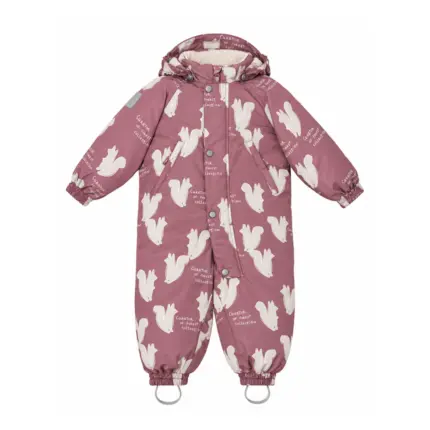 Bērnu ziemas kombinezons Leokid Hero Fred Pink Grey 92–98 cm