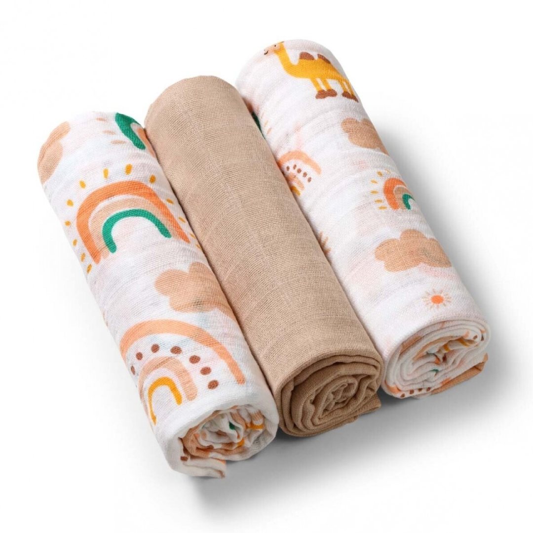 muslina-autini-babyono-70x70-rust-348-08 Muslīna autiņi BabyOno 70×70 cm, 3 gab. – Rust 348/08