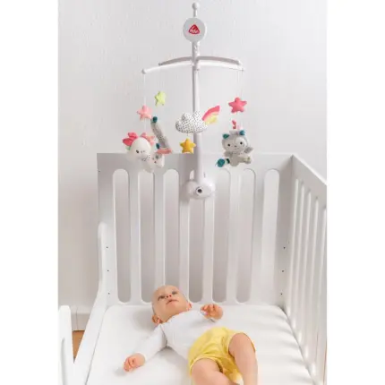 Muzikālais karuselis gultiņai Fehn Aiko & Yuki ar mazuli