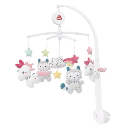 Muzikālais karuselis gultiņai Fehn Aiko & Yuki kopskats