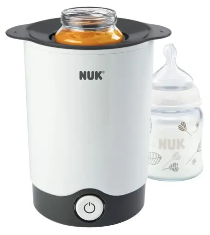 NUK Thermo Express SC27 pudelīšu sildītājs ar burciņu