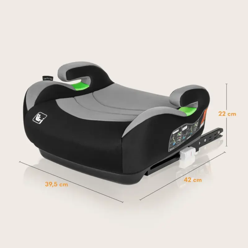 paliktnis bērniem automašīnai lionelo luuk fix grey stone izmēri