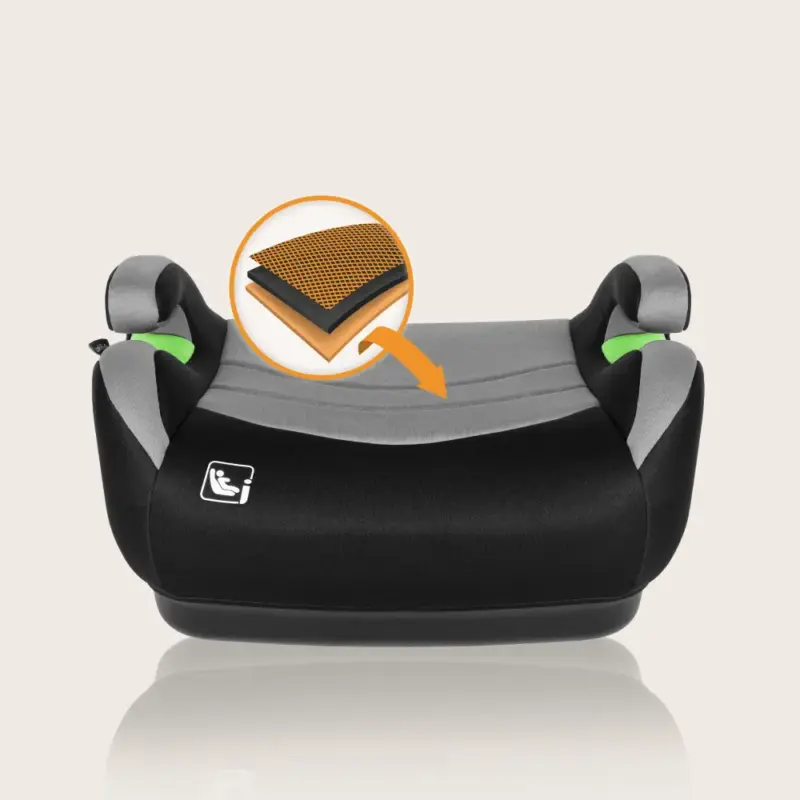 paliktnis bērniem automašīnai lionelo luuk fix grey stone polsterējums