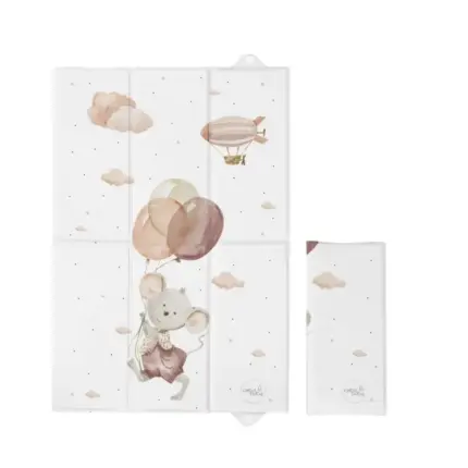 Saliekams pārtinamais matracītis Ceba Baby Mouse 60 × 40 cm