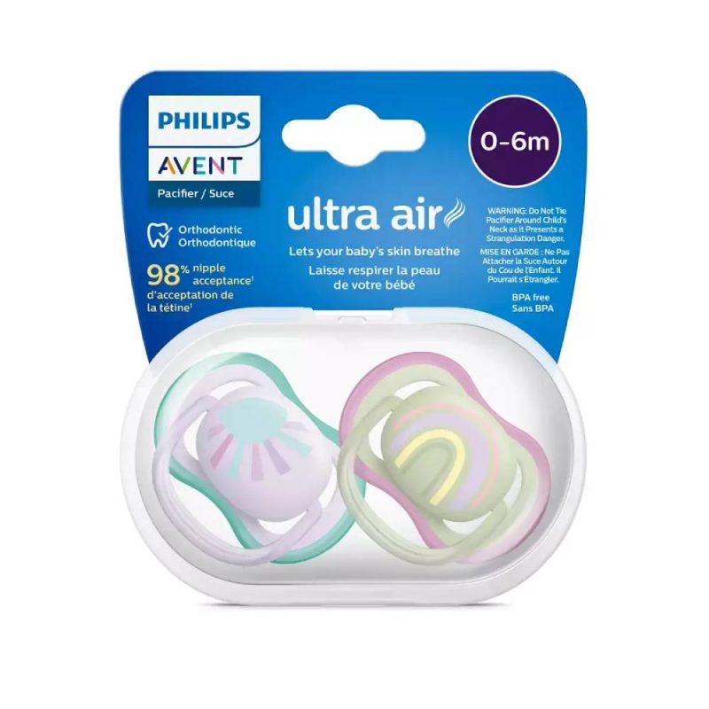 Philips Avent māneklītis Ultra Air, 0-6M, 2 gab., meitenēm 085/59