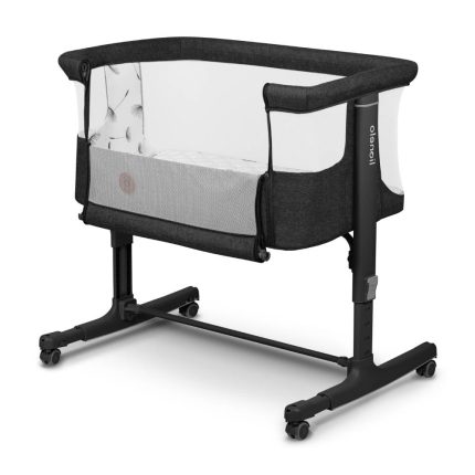 Zīdaiņu gultiņa Lionelo Aurora, grey graphite