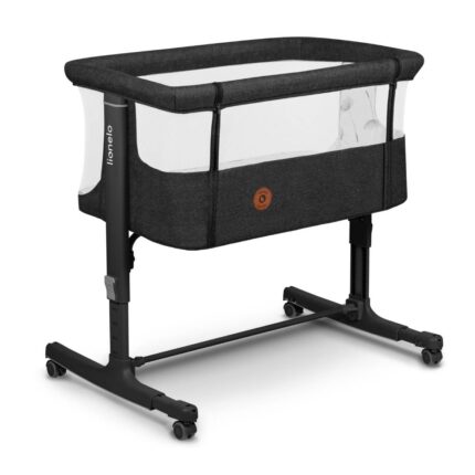 Zīdaiņu gultiņa Lionelo Aurora, grey graphite