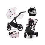 Bērnu rati 3in1 IVENTO nr. 04 delicate flowers