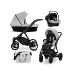 Bērnu rati 3in1 IVENTO nr. 06 dove grey (ECO āda)