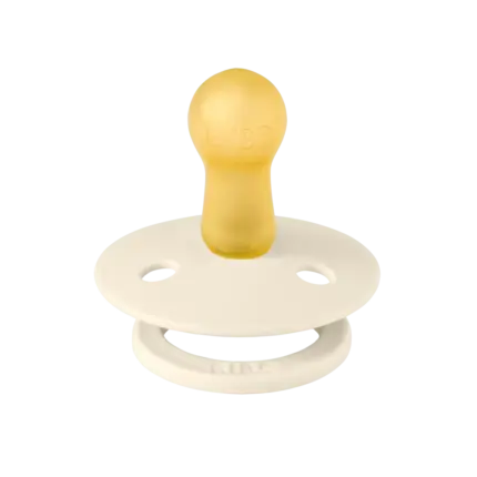 BIBS Studio apaļais knupītis Pin Ivory Vanilla mix