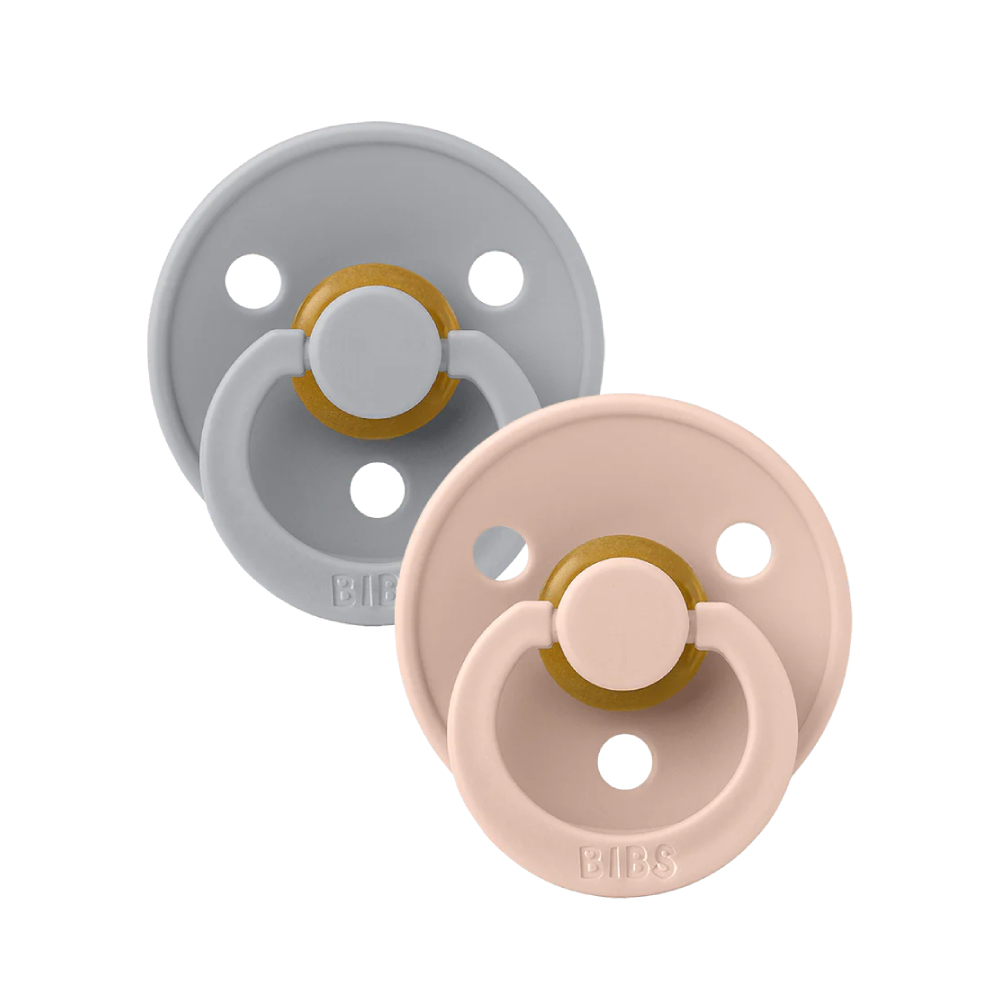 Māneklis BIBS Colour, dabīgā kaučuka, 0-6m, Cloud / Blush Māneklis BIBS Colour, dabīgā kaučuka, 0-6m, Cloud / Blush