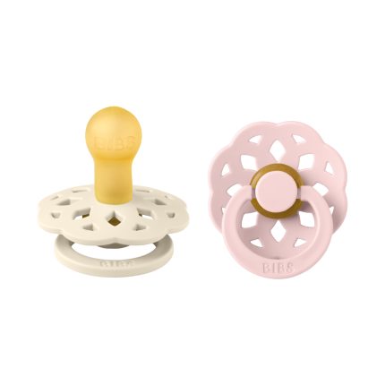 Māneklis BIBS Boheme, dabīga kaučuka, 0-6m, Ivory / Blossom