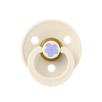 BIBS Studio apaļais knupītis Jasmine Ivory mix
