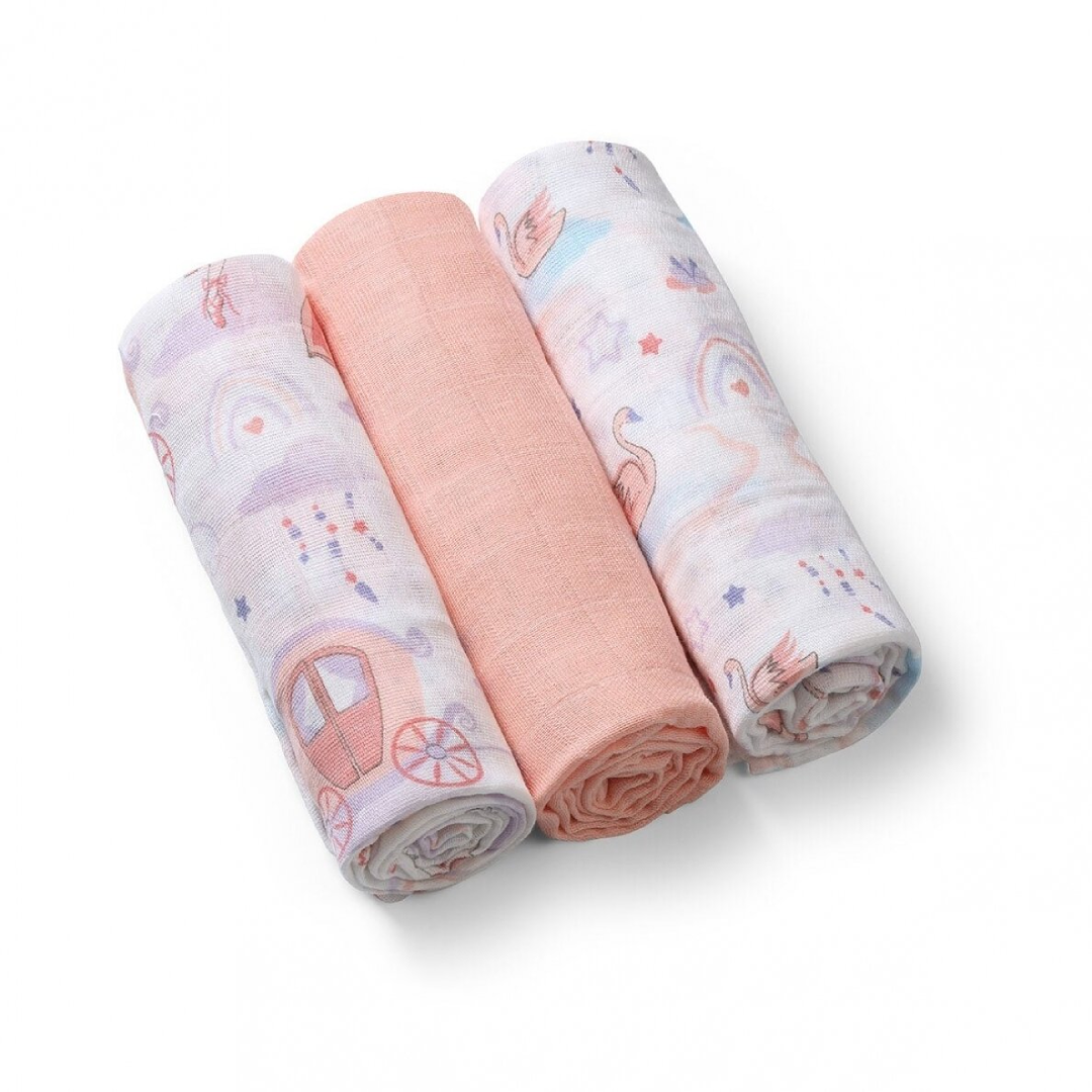 muslina-autini-babyono-70x70-pink-348-11 Muslīna autiņi BabyOno 70×70 cm, 3 gab. – Pink 348/11