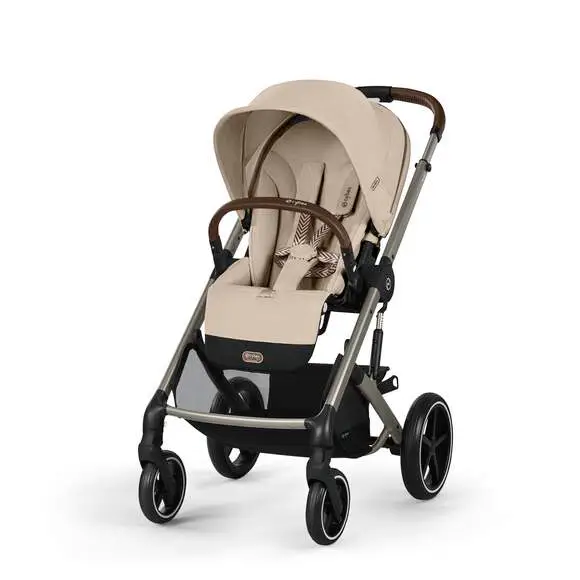 pastaigu rati cybex balios s lux almond beige kopskats