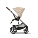 pastaigu rati cybex balios s lux almond beige pretēji braukšanas virzienam