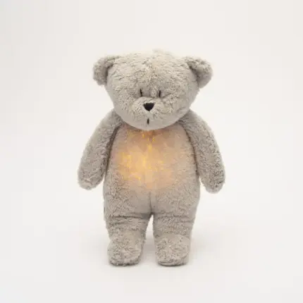 Rotaļlieta Moonie 2.0 Organic Humming Bear - Grey kopskats