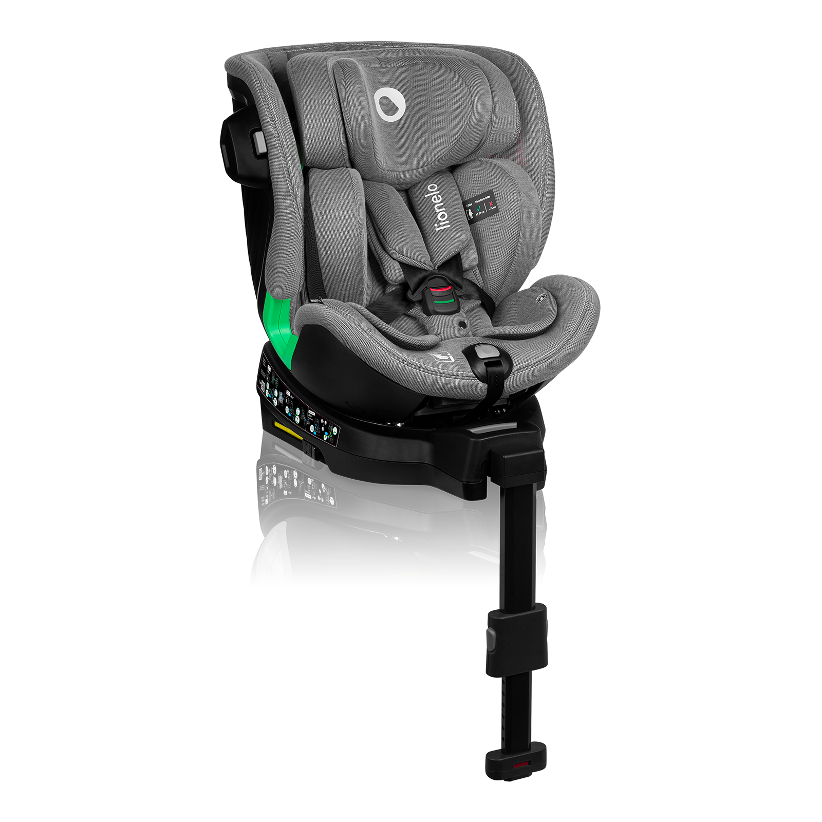 Autokrēsls Lionelo Harmony Isofix i-size 40-150 cm, Grey Concrete Autokrēsls Lionelo Harmony Isofix i-size 40-150 cm, Grey Concrete