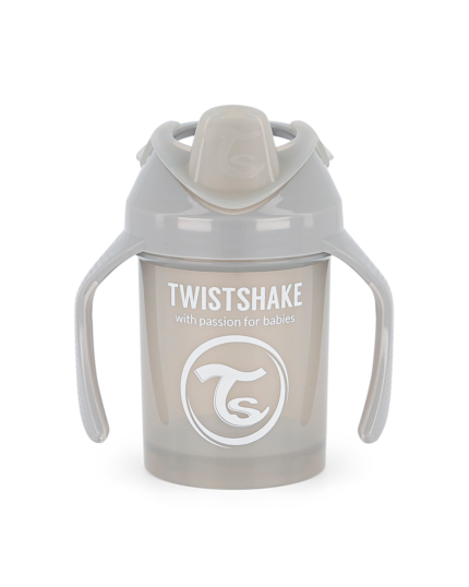Twistshake mācību krūze Mini 230ml 4M+ Pastel Grey